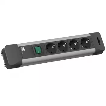 Prelungitor Bachmann CONNECT US - 4 prize, cablu 1,8 m, negru
