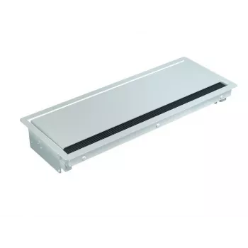 Ramă încorporată Bachmann CONI Long - ramă pentru priză multiplă montată îngropat, negru