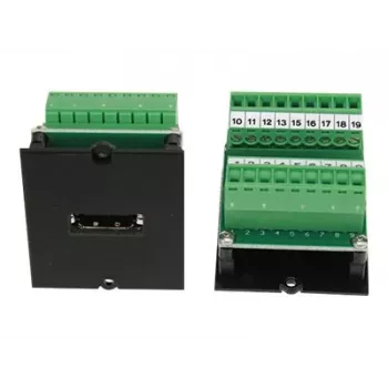 Modul personalizat Bachmann - placă frontală modulară Snap-In, negru