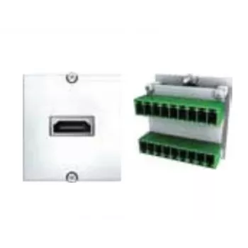 Modul personalizat Bachmann - placă frontală modulară Snap-In, negru