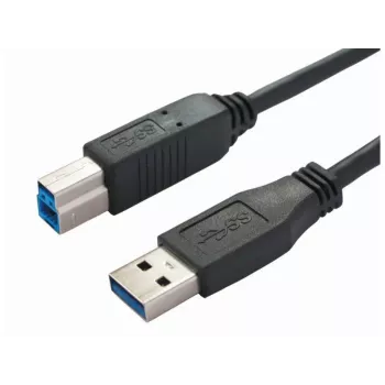 Bachmann 917.1203 Cablu USB 3.2 Gen 1 - USB A la USB B - 3 m - negru