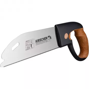 Ferăstrău de mână cu tăiere fină KIRSCHEN cu mâner din plută, lamă 240 mm