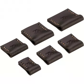 Set de protecții pentru tăișul dălților KIRSCHEN din piele, 6 piese