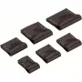 Set de protecții pentru tăișul dălților KIRSCHEN din piele, 6 piese