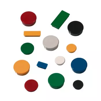 Magneți FRANKEN Albastru rotund 24mm forță de fixare 300g pachet de 10