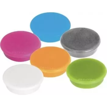 Set de 10 magneți FRANKEN MagFun culori asortate 32mm disc ferită
