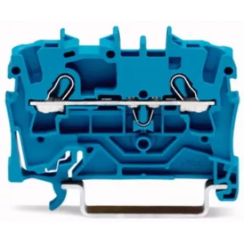 Bloc de borne Push-in WAGO 2002-1204 cu 4 conductoare, 2,5 mm², 800 V, gri