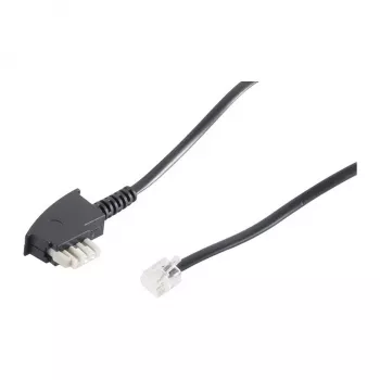ShiverPeaks S-Impuls cablu telefonic - TAE-N (S) la RJ-11 (2 pini) - 3 m - alb