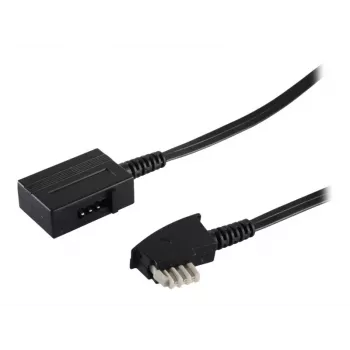 Cablu prelungitor telefonic TAE-N (M) ShiverPeaks S-Impuls 3 m alb
