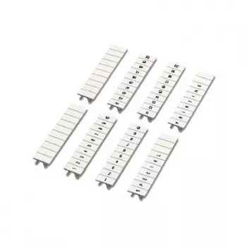 Marcaj pentru borne Phoenix Contact 1050017:0091, 10 buc., polimer, alb, V2, 5 mm