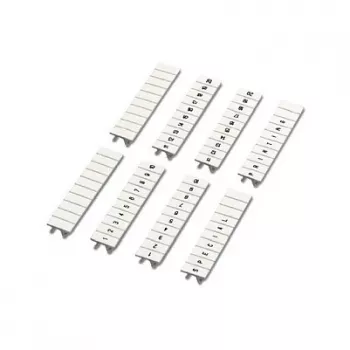 Marcaje pentru borne Phoenix Contact, 10 buc., alb, 5 mm, 1 g