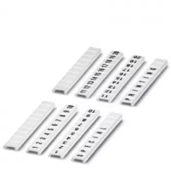 Marcaje pentru borne Phoenix Contact, alb, 4 mm, 10 buc. (0808626:0011)