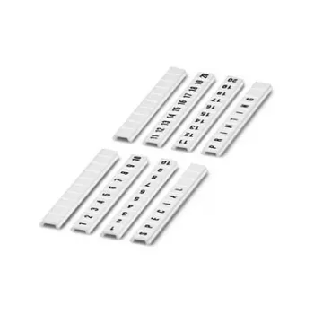 Marcaje pentru borne Phoenix Contact, 10 buc., alb, 0,57 g