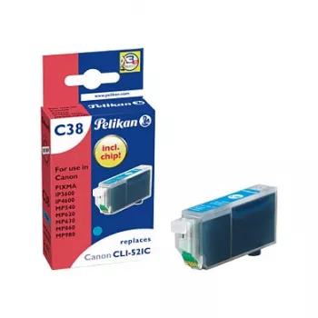 Cartuș de cerneală Pelikan pentru Canon CLI-521C cyan