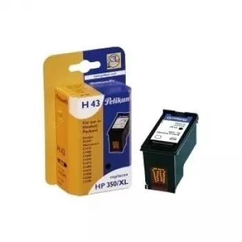 Cartuș de cerneală recondiționat Pelikan pentru HP 350XL (CB336EE), negru