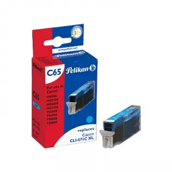 Cartuș de cerneală compatibil Pelikan pentru Canon CLI-571C XL cyan randament ridicat 11 ml