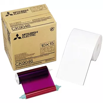 Mitsubishi Electric CK 9046 10 x 15 cm 600 printuri kit hârtie și ribbon dye-sublimation