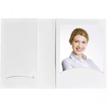 DAIBER 9154G mape portret cu arhivă CD, 10x15 cm, alb, set de 100