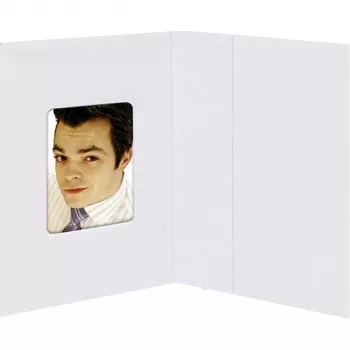 Mape DAIBER albe mate 38x58 mm - pachet de 100