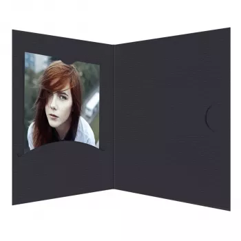 Daiber Opti-Line Mape foto 5x7 cm Negru - 100 bucăți