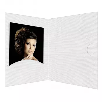DAIBER Opti-Line Mape portret 13x18 cm Alb (100 bucăți)