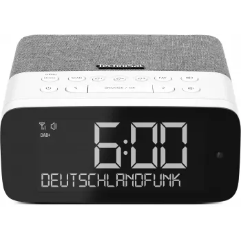 TechniSat DigitRadio 52 ASA Radio DAB+/UKW Bluetooth Gri/Alb