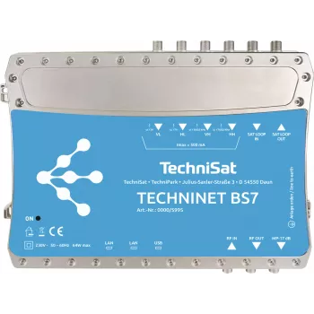 TechniSat TechniNet BS7 Stație de capăt digitală compactă cu 16 canale DVB-S(2) / DVB-C (0000/5995)