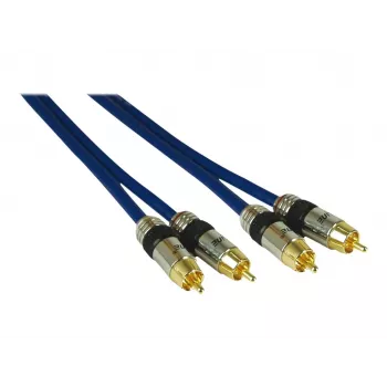 Kindermann Cablu audio RCA tată la RCA tată