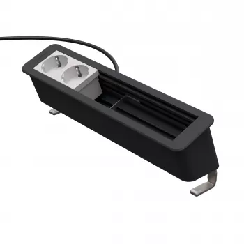 Panou de conectare pentru birou Kindermann CP Office Desk 6 module 2 x priză