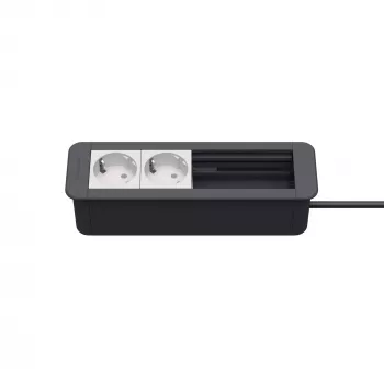 Ramă de birou Kindermann CablePort Office 4 căi 2x priză KIN 7551000202