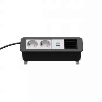Modul de alimentare Kindermann CP Office Desk 4 module 2x Schuko 1x USB-C PD 60W (7550000232)