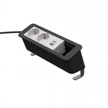Modul de alimentare Kindermann CP Office Desk 4 module 2x Schuko 1x USB-C PD 60W (7550000232)