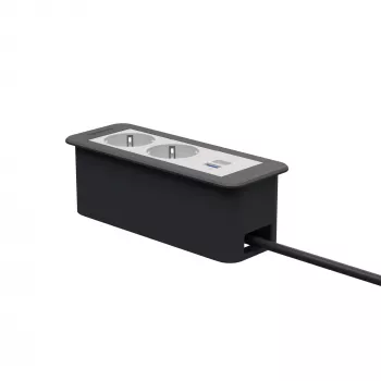 Modul de conectare pentru birou Kindermann CP Office Frame 3 module 2x Schuko 1x USB-C PD