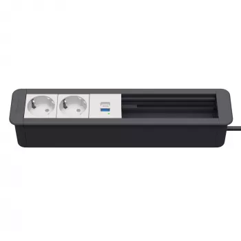 Kindermann CP Office Frame 6 căi 2x priză 1x USB PD (7551000332)