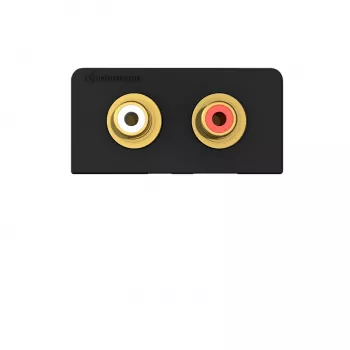 Modul de conexiune audio L/R Kindermann, antracit, KIN 7457000510