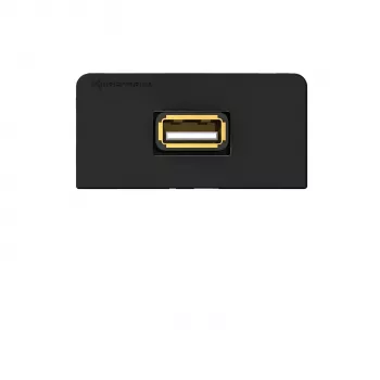 Panou de conectare Kindermann USB 2.0 antracit RAL 7024 semi-ramă cu cablu pigtail 7457000522