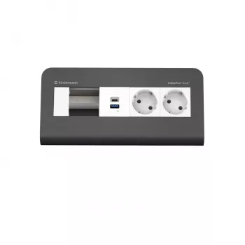 Kindermann CP desk² 80 cu 4 module, 2x priză, USB (7430001372)