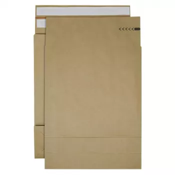 Plicuri de expediere cu pliuri Bong e-Green aprox. DIN C3 fără fereastră, maro, cu pliu de 12,0 cm, 200 bucăți