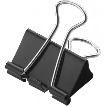 Westcott 12 Foldback Clips 19 mm Black/Silver
