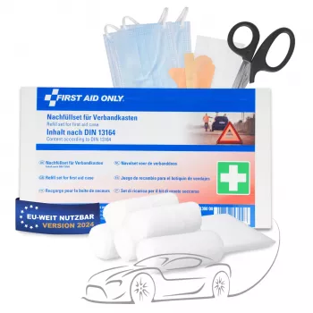 Set de completare First Aid Only pentru trusa de prim ajutor auto DIN 13164 (P-91300 00)