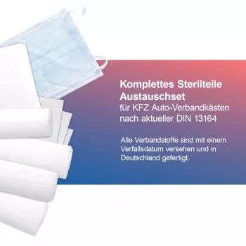 Set de completare pentru trusă de prim ajutor First Aid Only DIN 13164, 1 set