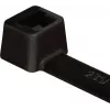 Colier de cablu HellermannTyton T80I-W-BK-C1, cu dinți interiori, seria T, 300 mm x 4,7 mm, negru, 100 bucăți