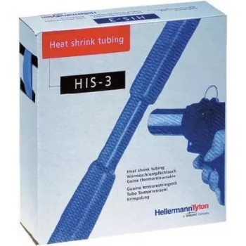 HellermannTyton HIS-3-12/4-PO-X-BK Tub termocontractabil 3:1, 5 m, negru