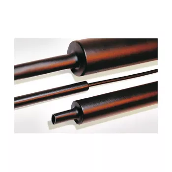HellermannTyton TREDUX-MA47-30/8 PO-X BK 6 Tub termocontractabil, polioletină reticulată, 30mm la 8mm, negru, 1m, pachet de 6