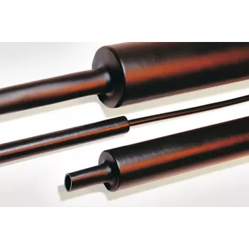 HellermannTyton MA47 Tub termocontractabil 4:1 12 mm la 3 mm negru 1 m 120 bucăți