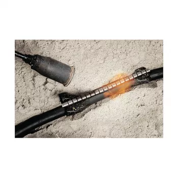 HellermannTyton 450-20001 Tub termocontractabil - negru - 50 cm - 43 mm - 10 mm - 1 bucată