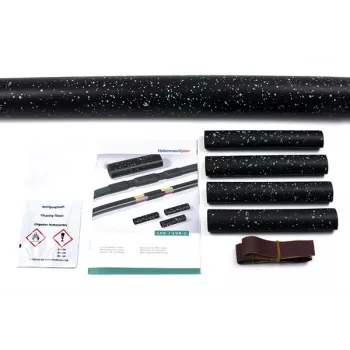 Set de îmbinare termocontractabilă HellermannTyton LVK 5x1.5-16 PO-X BK, 1 set (380-04006)