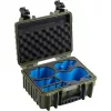 Valiză pentru dronă B&W drone.case PP.117 bronz-verde pentru Antigravity A1