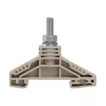 Bornă de conexiune Weidmüller WF 6 35 mm², conexiune cu bolț, 125 A, 1000 V, bej închis