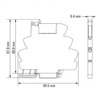 Weidmüller TRZ 24VDC 1CO Relay Coupler, 24 V DC, 6 A